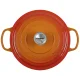 Le Creuset Signature apvalus ketaus puodas 26 cm 5.3 l, oranžinis
