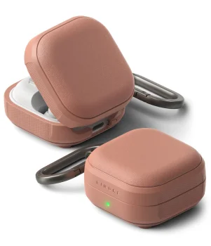 Dėklas Ringke Onyx Magnetic ausinėms Samsung Galaxy Buds 4 / 4 Pro, Constant Coral