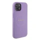 Guess Saffiano MagSafe dėklas skirtas iPhone 15, violetinis