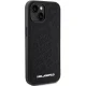 Karl Lagerfeld iPhone 15 Case HC Quilted K Pattern, Black