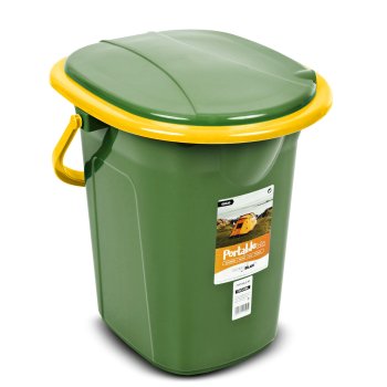 GreenBlue GB320GO Portable Camping Toilet, Dark Green/Orange