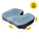 Orthopedic Memory Foam Seat Cushion for Tailbone Pain, Blue