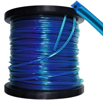 Reinforced Trimmer Line with Wire, Square, 3mm, 100m, Navy Blue