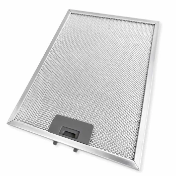 Aliuminis riebalų filtras gartraukiui Berdsen BE-10A, 32 x 22.8 cm, 4 sluoksniai, sidabrinis