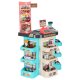 Kids Toy Supermarket Shop Cash Register + Grocery Basket Trolley