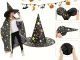 Wizard Costume with Cape and Hat for Halloween