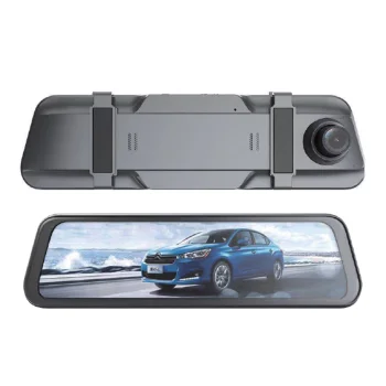 Case DVR911 vaizdo registratorius-veidrodis su galinio vaizdo kamera