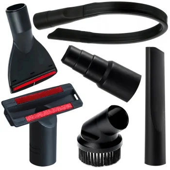 Universal Vacuum Cleaner Nozzle and Brush Set with Adapter, 6 pcs
