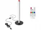 Grindinis LED RGB šviestuvas 50cm su nuotolinio valdymo pulteliu, juodas
