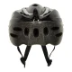 Adjustable bike helmet with ventilation, size M (54-58 cm), black and white