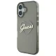 Guess dėklas iPhone 16 Plus telefonui IML Heart Case, juodas