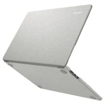 Spigen Urban Fit dėklas nešiojamajam kompiuteriui MacBook Air 15" (2023–2026), pilkas