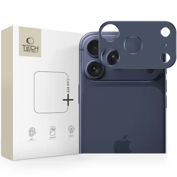 Tech-Protect Camalloy Fit+ kameros apsauga iPhone 17 Pro Max, mėlyna