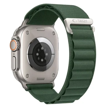 Tech-Protect Nylon Pro strap for Apple Watch 44/45/46/49 mm, dark green