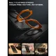Supcase UB Grip Mag MagSafe dėklas iPhone 18 Pro Max, juodas ir oranžinis