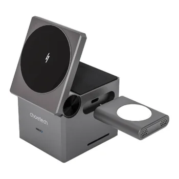 Choetech T632-F 3-in-1 15W Wireless Charger, Black