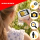 Kišeninis skaitmeninis mikroskopas vaikams Kruzzel 1000x 2MP IPS, baltas