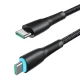 Joyroom Starry Series SA32-CC3 USB-C į USB-C laidas 60W 1m, juodas