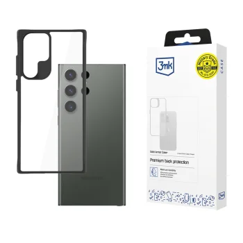 3mk Satin Armor Case+ for Samsung Galaxy S24 Ultra, Transparent
