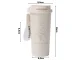 Thermal Mug with Straw and Strap, 530ml, Stainless Steel
