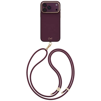 Dėklas Uniq Coehl Mirelle Magnetic skirtas iPhone 18 Pro Max / 17 Pro Max, bordo