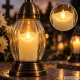 LED žvakė su judančia liepsna ir vaško efektu, 7 cm