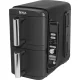 Karšto oro gruzdintuvė Ninja Double Stack XL SL400EU, 2x 4.75 l, 2470 W, Black / Grey