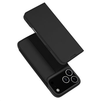 Dux Ducis Skin Pro Wallet Case for iPhone 17 Pro, Black