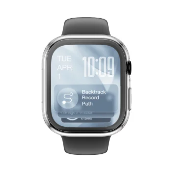 Apsauginis stiklas su dėklu AmazingThing Radix Apple Watch Series 11 42mm, skaidrus