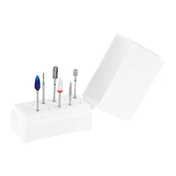 EXO Nail Drill Bit Stand with Cover for 10 Bits