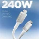 Spigen EB24012CC USB-C į USB-C laidas 240W 120cm, baltas
