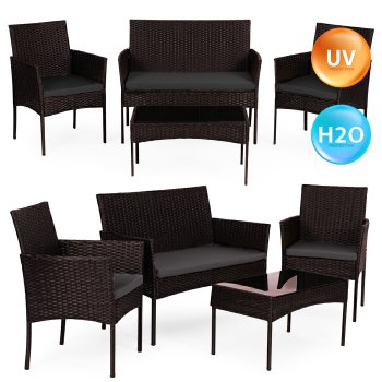 Multigarden technoratano sodo baldų komplektas 147385, tamsiai rudas