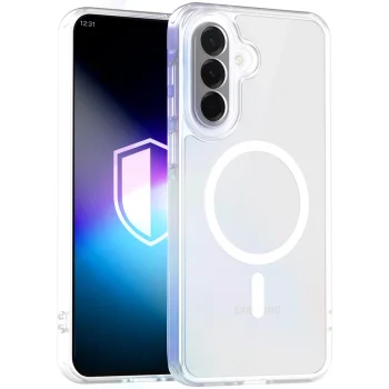 Dėklas 3mk Misty MagCase skirtas Samsung Galaxy A37, baltas