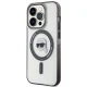 Karl Lagerfeld dėklas iPhone 15 Pro telefonui IML Karl`s Head MagSafe, skaidrus