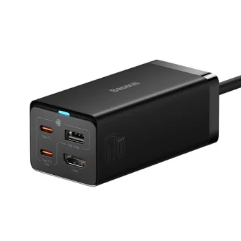 Baseus GaN5 Pro HUB 67W Charger with HDMI and USB-C Cable, Black