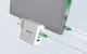Tinklo įkroviklis MOKiN PA0701 PD 140W GaN 2x USB-C 1x USB-A, baltas