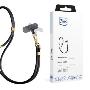 3mk EasyClip Elite Smartphone Lanyard, Black