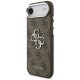 Guess 4G Big 4G Classic Logo dėklas iPhone 17 Air - rudas/sidabrinis