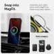 Spigen dėklas iPhone 16 Pro telefonui „Tough Armor MagSafe“ su stovu, žalias