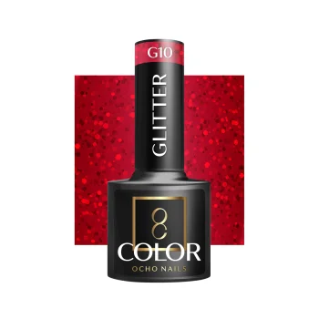 OCHO NAILS Glitter G10 Gel Polish, 5 g