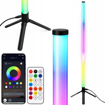 Floor-Standing RGB LED Corner Lamp with App Control (110cm)