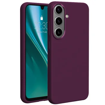 Silikoninis dėklas Etteri Silicone Mag skirtas Samsung Galaxy S26, tamsi vyšnia