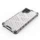 Dėklas Samsung Galaxy A22 4G Honeycomb Case su TPU rėmeliu, raudonas