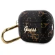 Guess dėklas AirPods Pro 2 ausinėms PU New 4G Hook, juodas