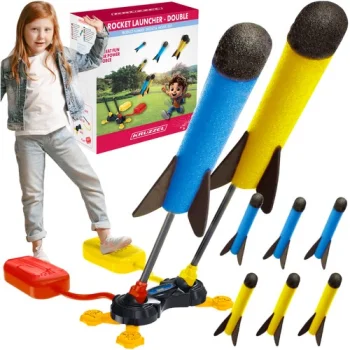 Kruzzel 00024724 Double Foam Rocket Launcher