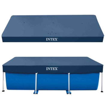 Intex 28038 Pool Cover 300x200 cm, Dark Blue