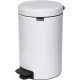 Brabantia Newicon šiukšliadėžė su pedalu, 12L, balta