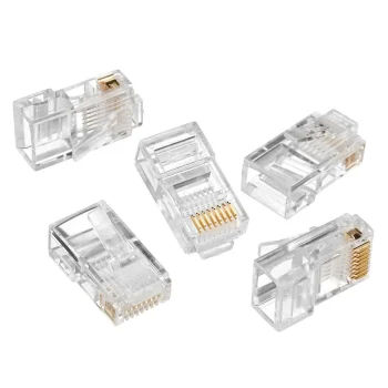RJ45 kištukai Maclean MCTV-663, 8P8C Cat 5e, lanksčiam kabeliui, 100 vnt.