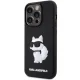 Karl Lagerfeld dėklas iPhone 14 Pro, 3D Rubber Choupette, juodas