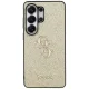 Guess Fixed Glitter Big 4G dėklas Samsung Galaxy S26 Ultra, auksinis